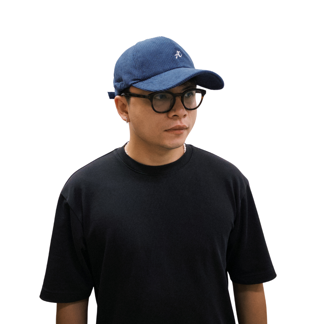 CAP DAILY - CORDUROY BLUE